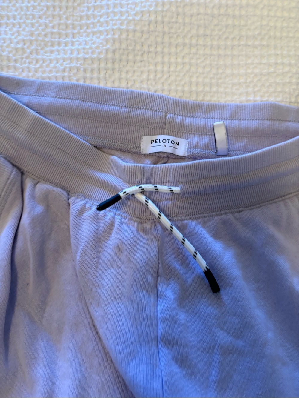 Peloton Lavender Sweatpants with Drawstring